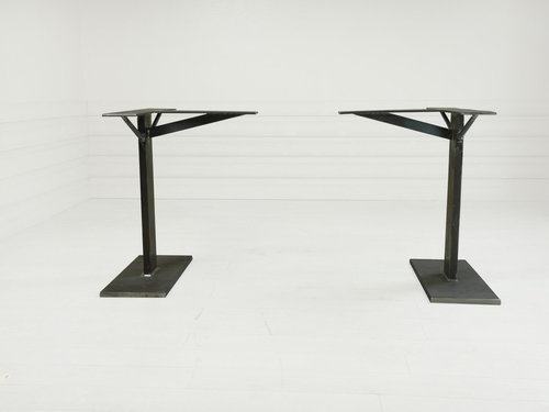2 Tischuntergestelle Stahl Höhe 700 mm