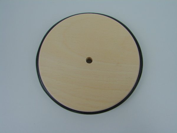 Holzrad mit Gummireifen 140 mm