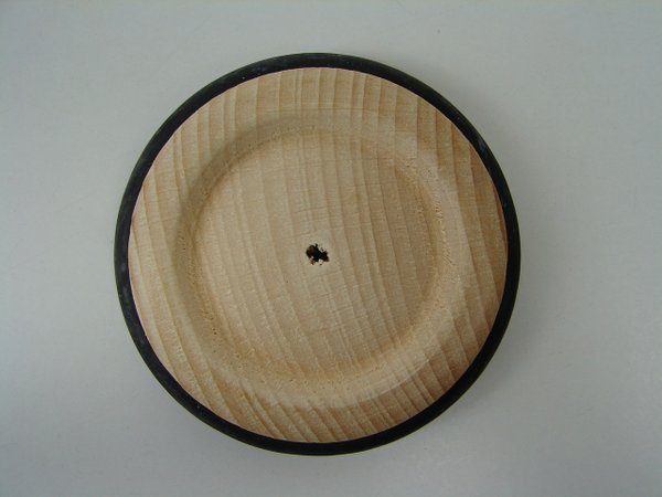 Holzrad mit Gummireifen 73 mm