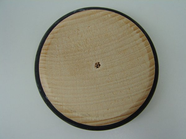 Holzrad mit Gummireifen 73 mm
