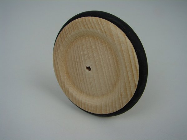 Holzrad mit Gummireifen 84 mm