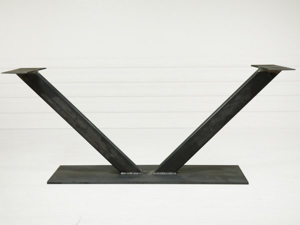 Tischuntergestell V-Form Stahl Höhe 700 mm