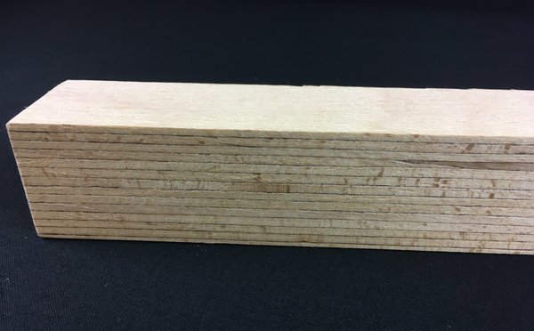 Leimholzrahmen Buche Fineline Furnierschichtholz 40 x 40 mm versch. Längen