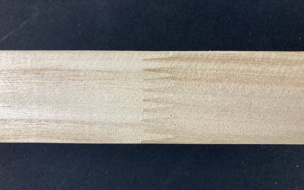 Leimholzrahmen keilgezinkt Paulownia ca. 40 x 80 mm versch. Längen
